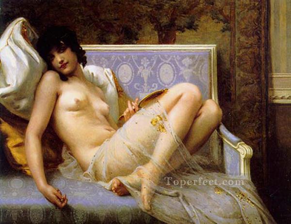 jeune femme denudee sur canape italiano desnudo femenino Piero della Francesca Pintura al óleo